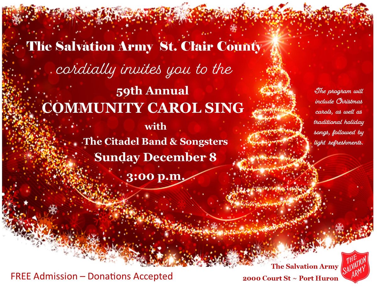 59th Annual Community Carol Sing