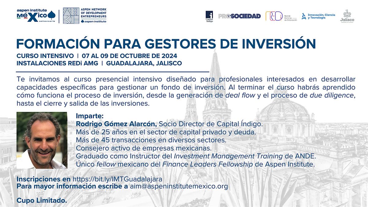 CURSO PRESENCIAL INTENSIVO "FORMACI\u00d3N PARA GESTORES DE INVERSI\u00d3N"