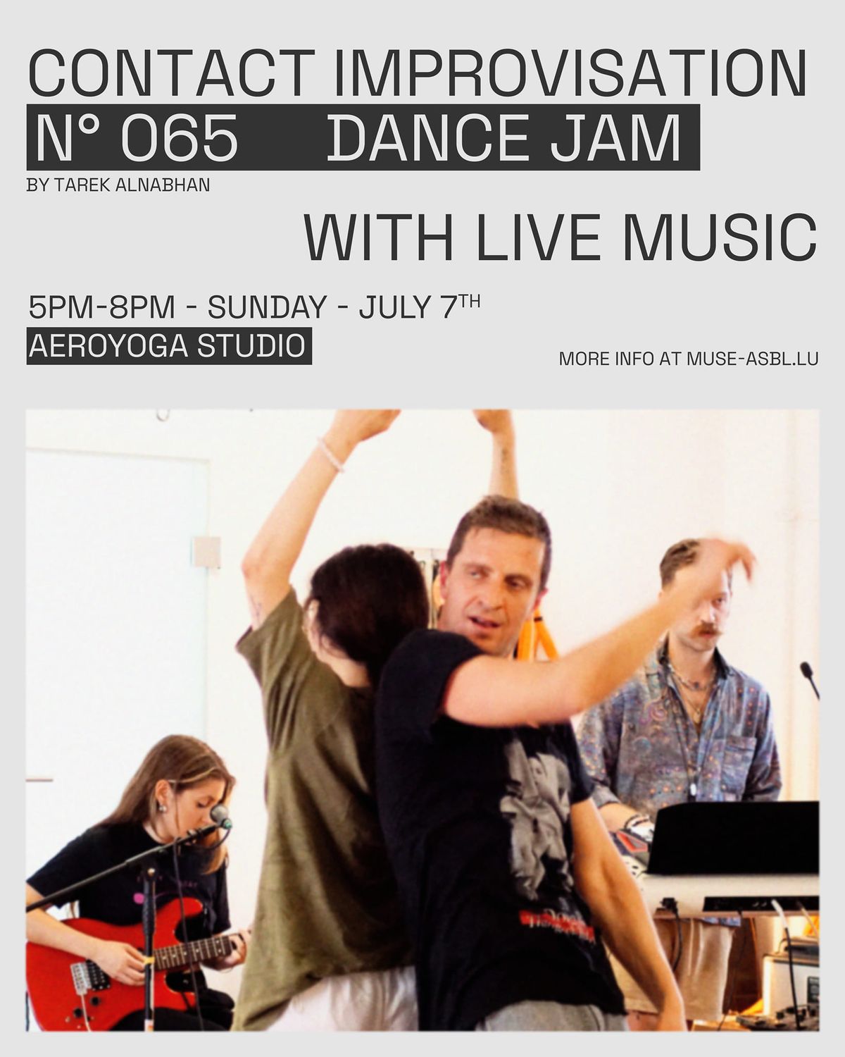 Last (Contact Improvisation Dance JAM with LIVE MUSIC) of the season 