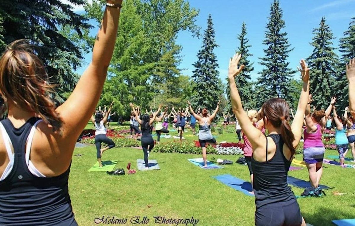 Outdoor Yoga Every Sunday 1pm in Calgary's Stanley Park (SW)