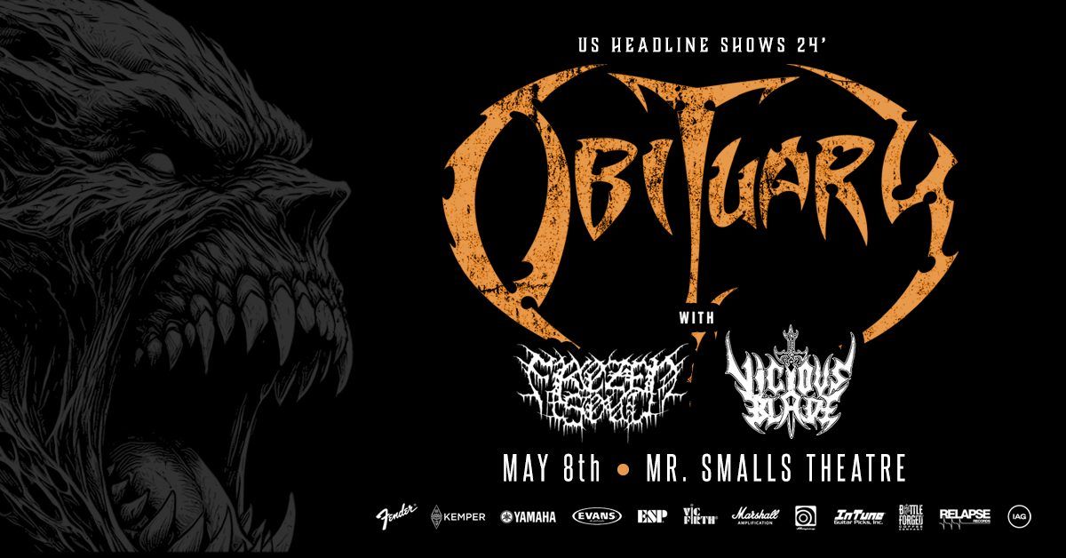 Obituary with Special Guests Frozen Soul and Vicious Blade