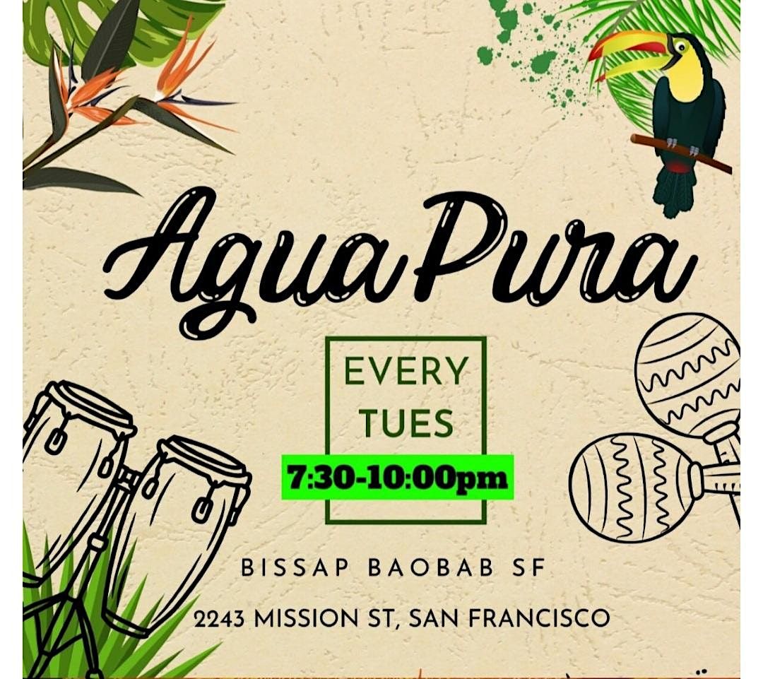 Agua Pura at Bissap Baobab FREE COVER with a cocktail + appetizer $15