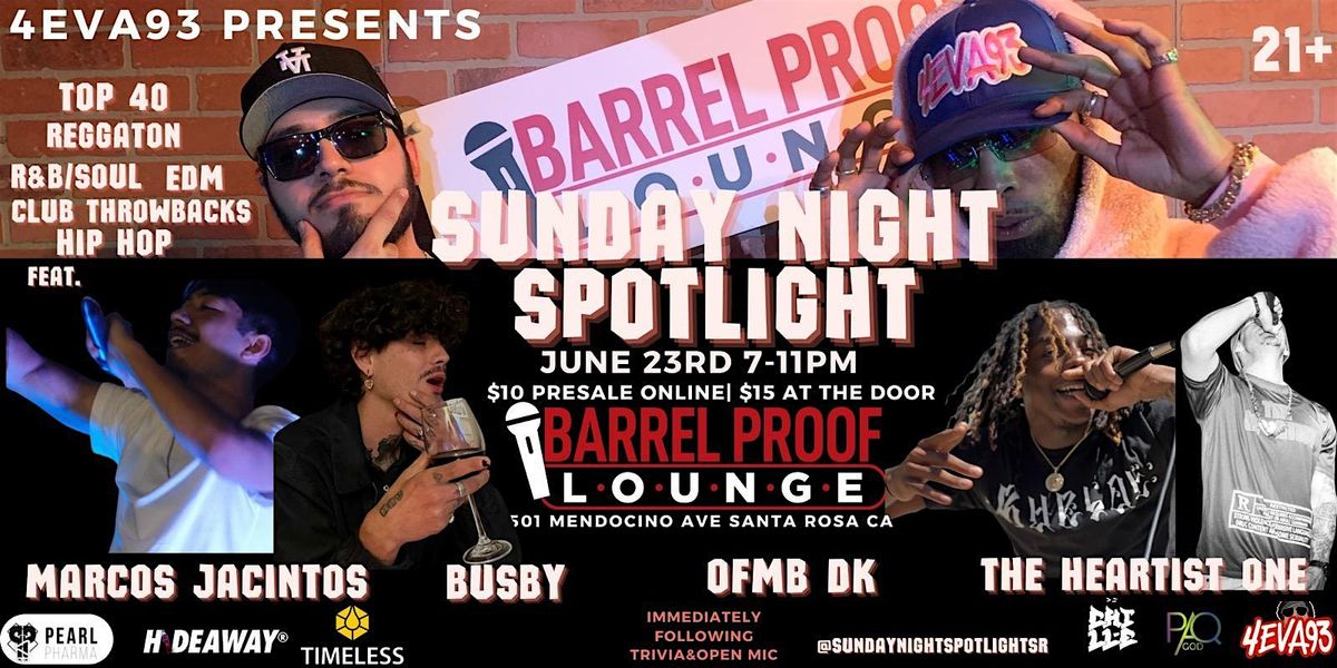 Sunday Night Spotlight w\/ DJ Chill E & Paq God