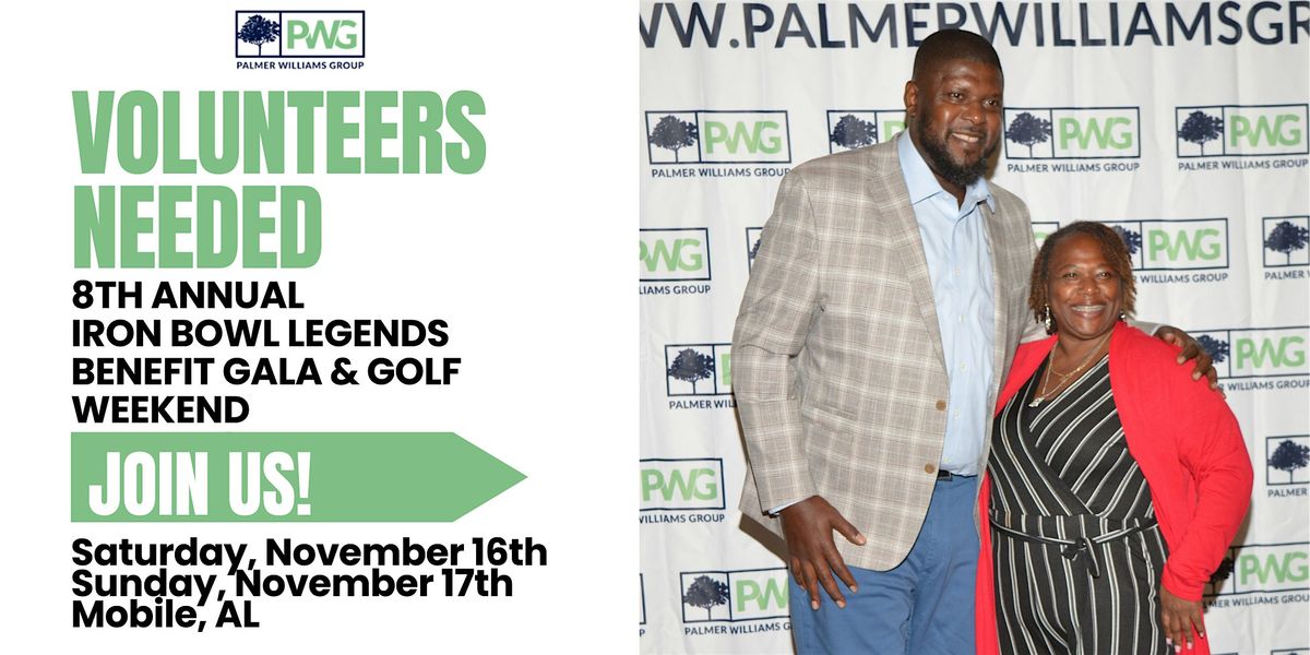 VOLUNTEER! PWG 8th Annual Gala & Golf Fundraiser