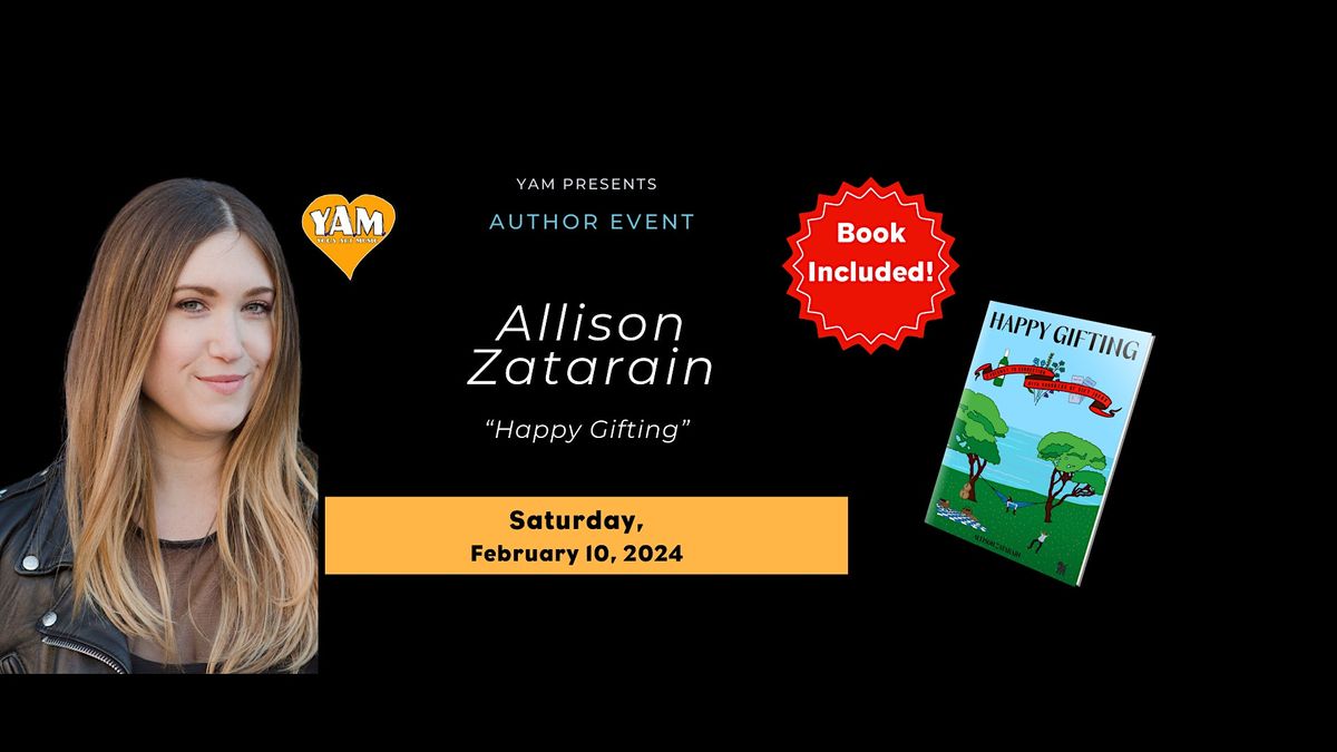 Sips, Stories and Savories Author Event with Allison Zatarain