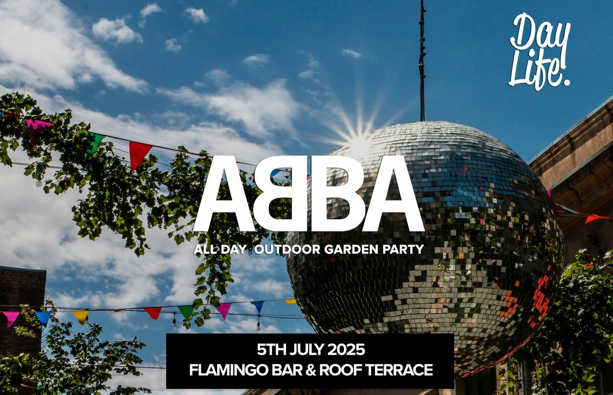 ABBA GARDEN PARTY in Flamingo \ud83e\udda9 Rooftop Garden