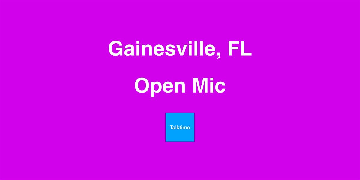 Open Mic - Gainesville