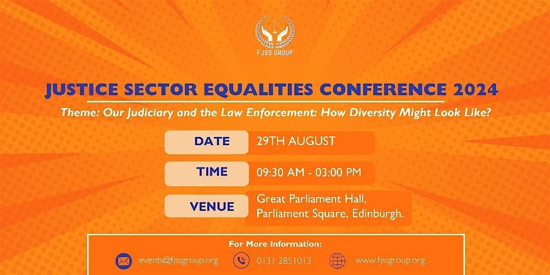 Scottish Justice Sector Equalities Conference 2024