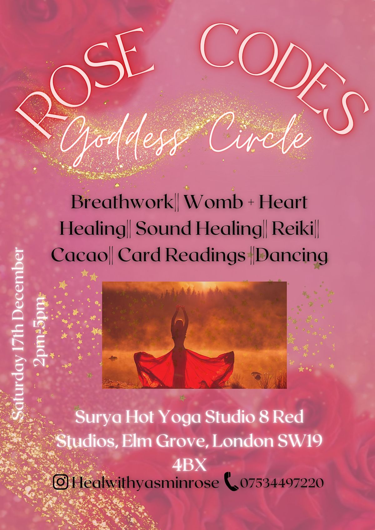 Rose Codes Goddess Womb + Heart Healing Circle