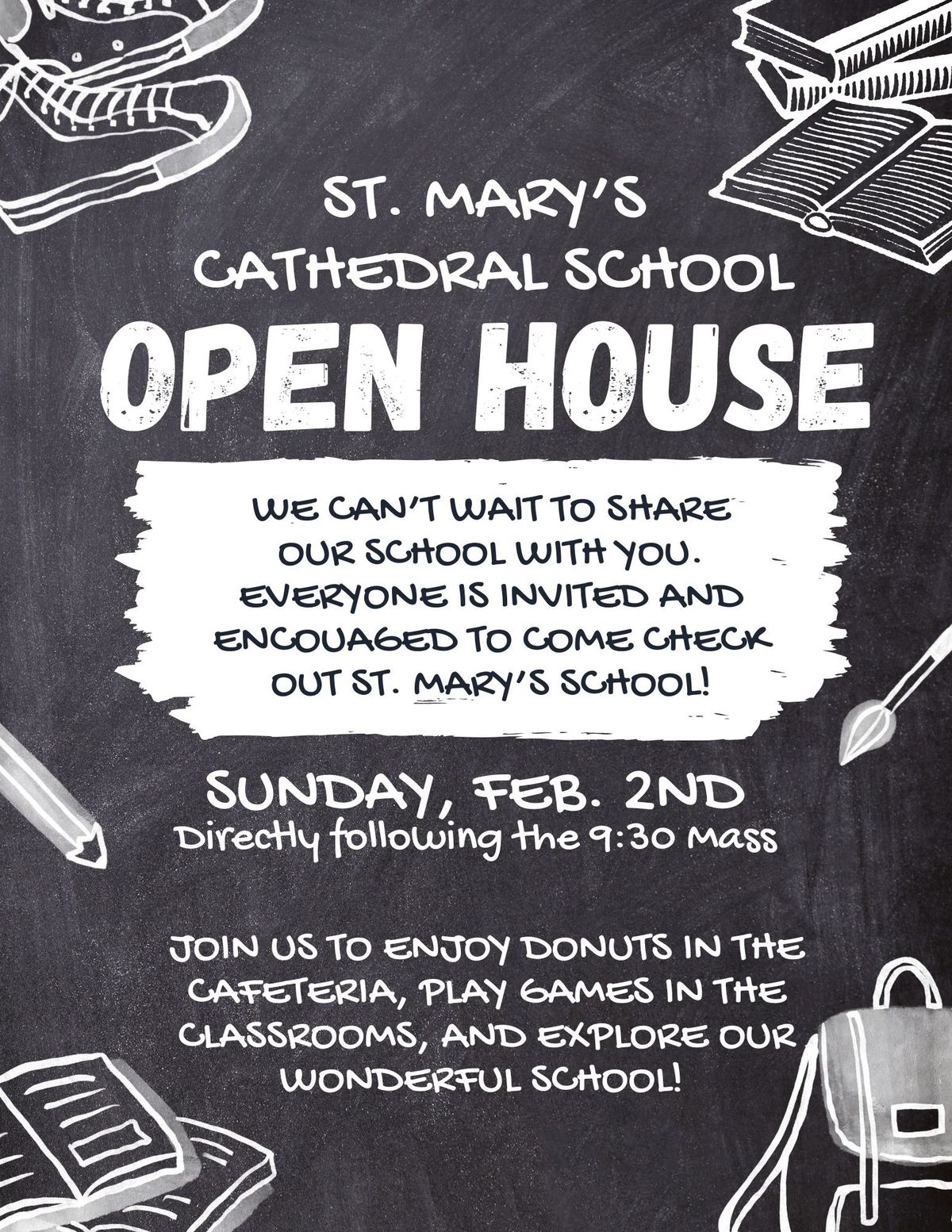 St. Mary\u2019s Open House