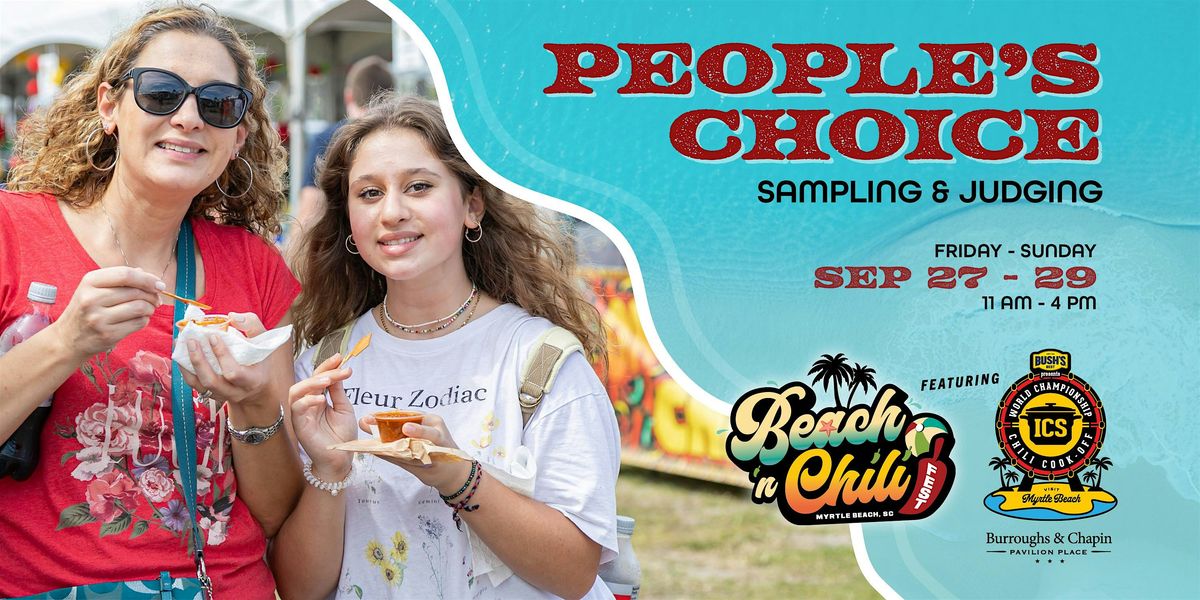 People's Choice Chili Sampling and Judging