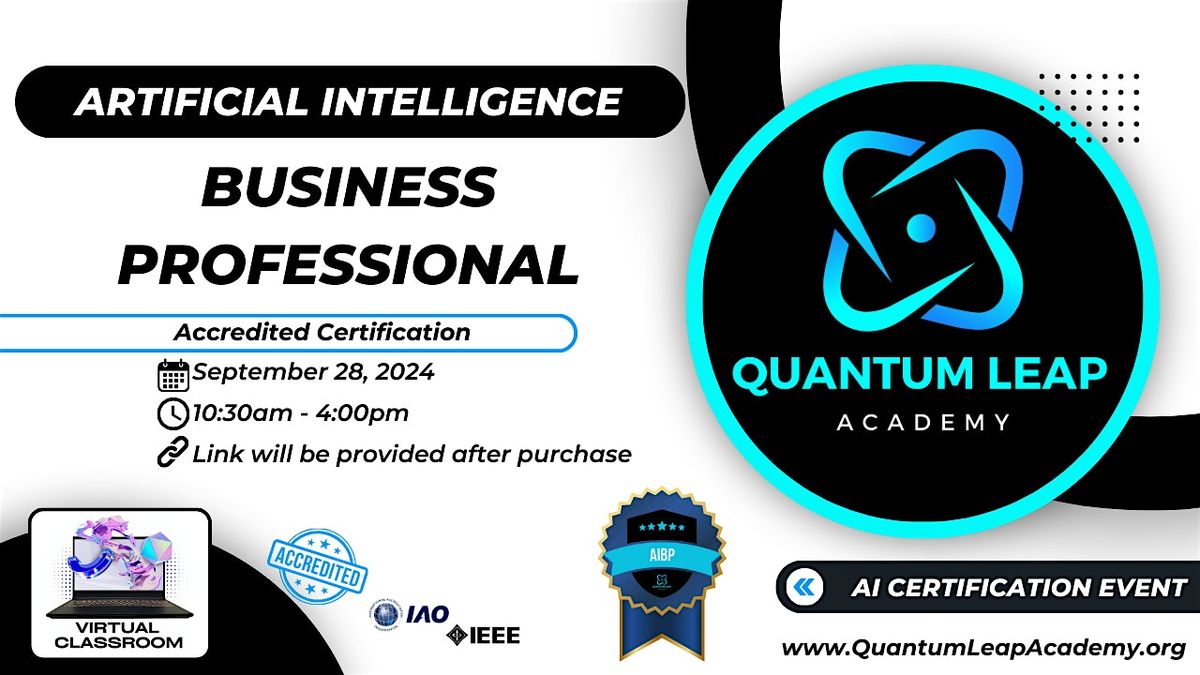 Artificial Intelligence Business Professional Certification