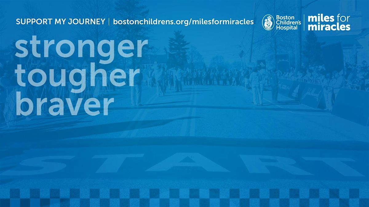 Miles for Miracles Fundraiser benefitting Boston Children's