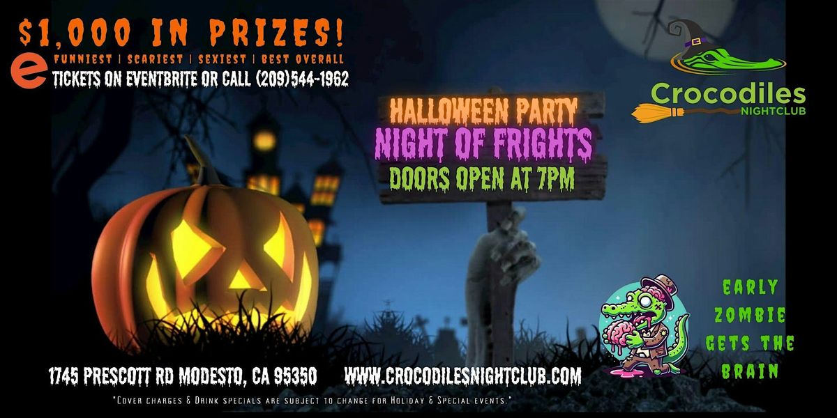 Crocodiles Nightclub: Saturday Night of Frights 2024!