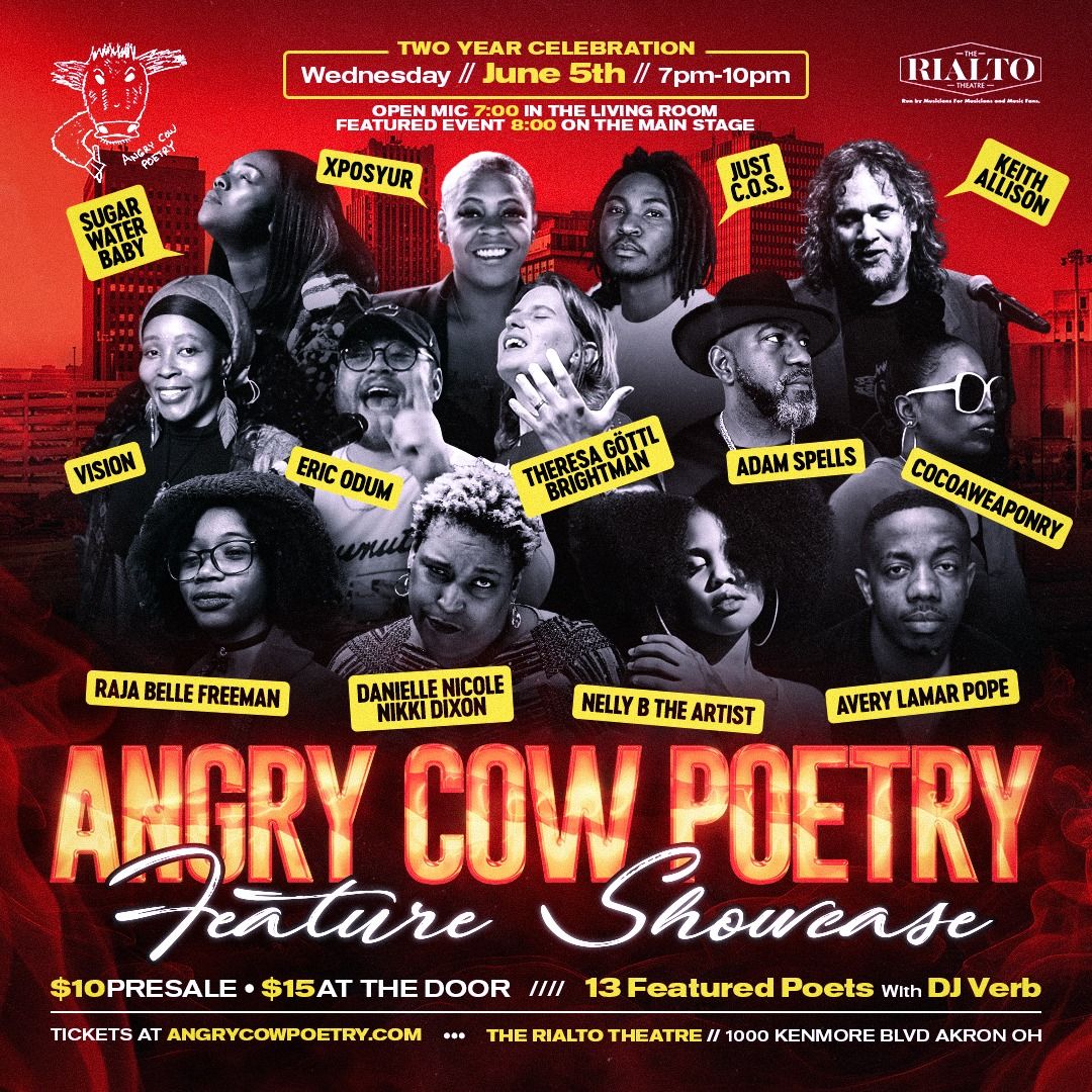 Angry Cow Poetry Two Year Celebration
