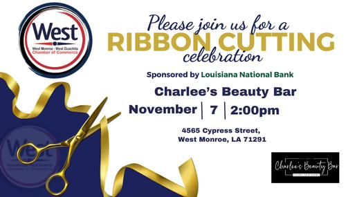 Ribbon Cutting - Charlee's Beauty Bar