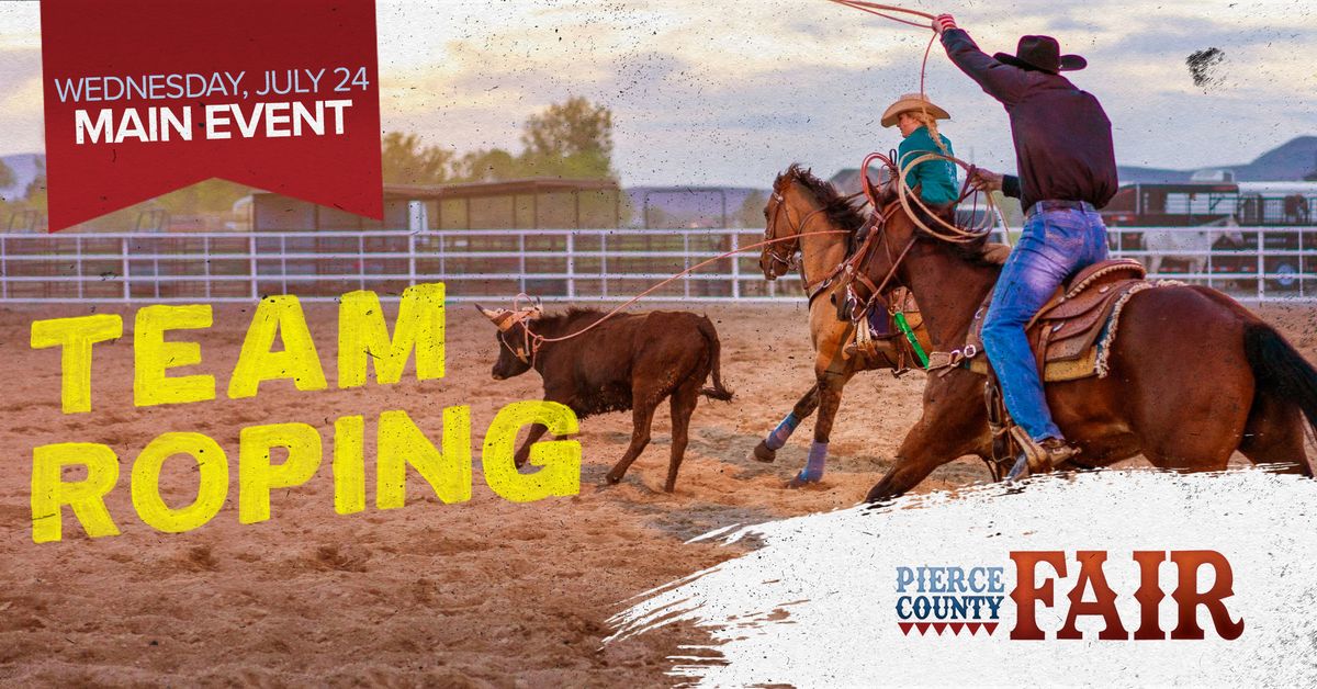 Team Roping @ The Pierce County Fair