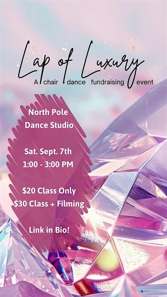 Lap of Luxury Chair Dance Fundraiser Class