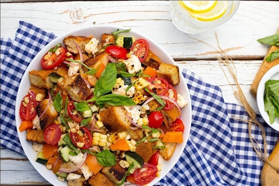 UBS IN PERSON Wellness Cooking Class: Grilled Summer Vegetable Panzanella