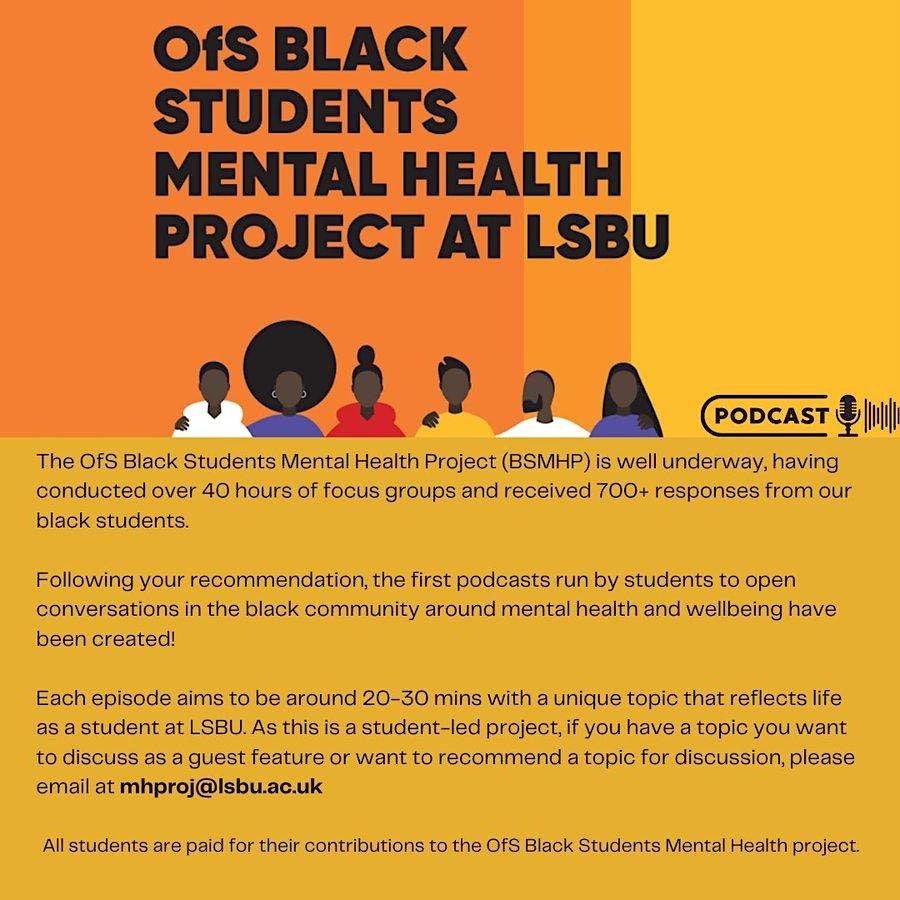 Race Equality at LSBU: Improving mental health services for Black students