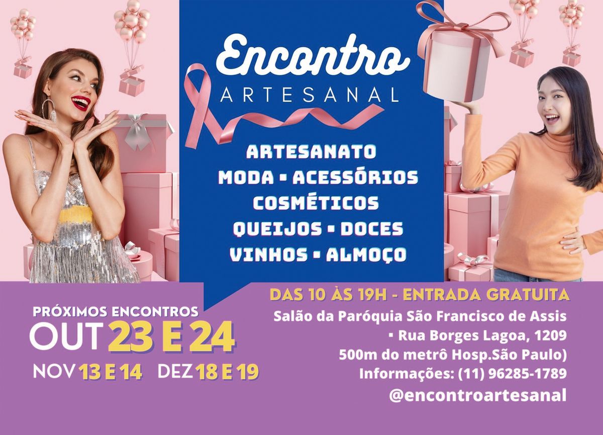 Encontro Artesanal, 23 e 24 de Outubro