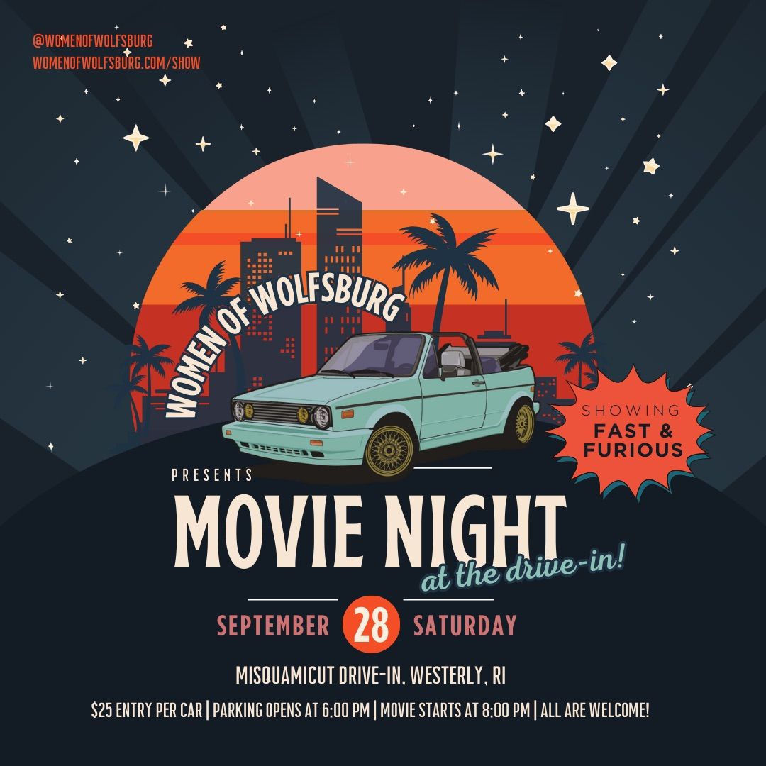 The Fast and the Furious - Drive-In Movie Night