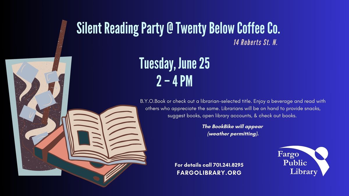 Silent Reading Party at Twenty Below Coffee Co.