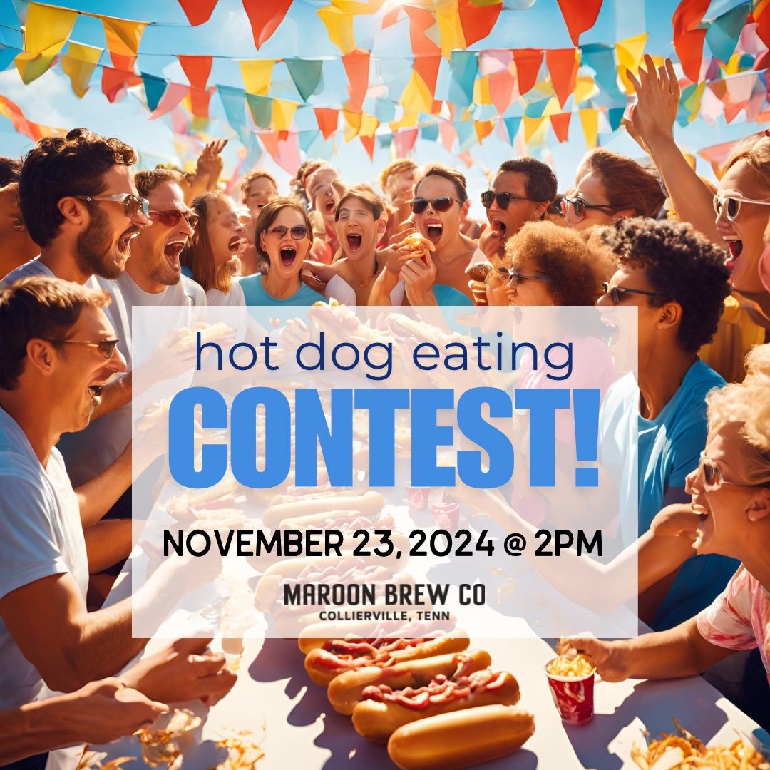 Hot Dog Eating Contest @ Maroon Brew Co