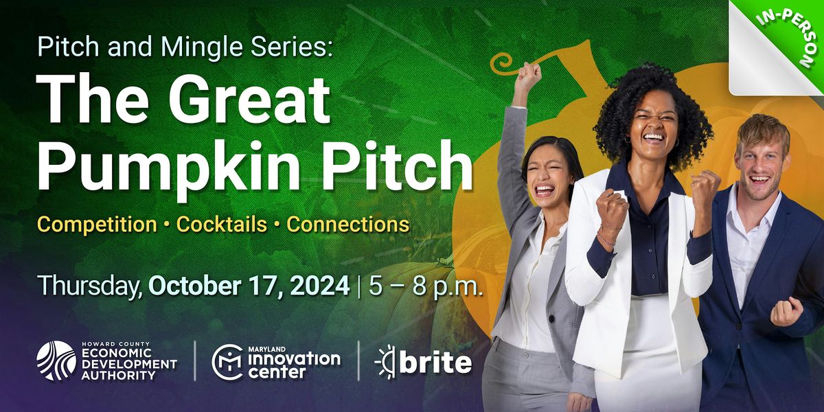 Pitch and Mingle Series: The Great Pumpkin Pitch