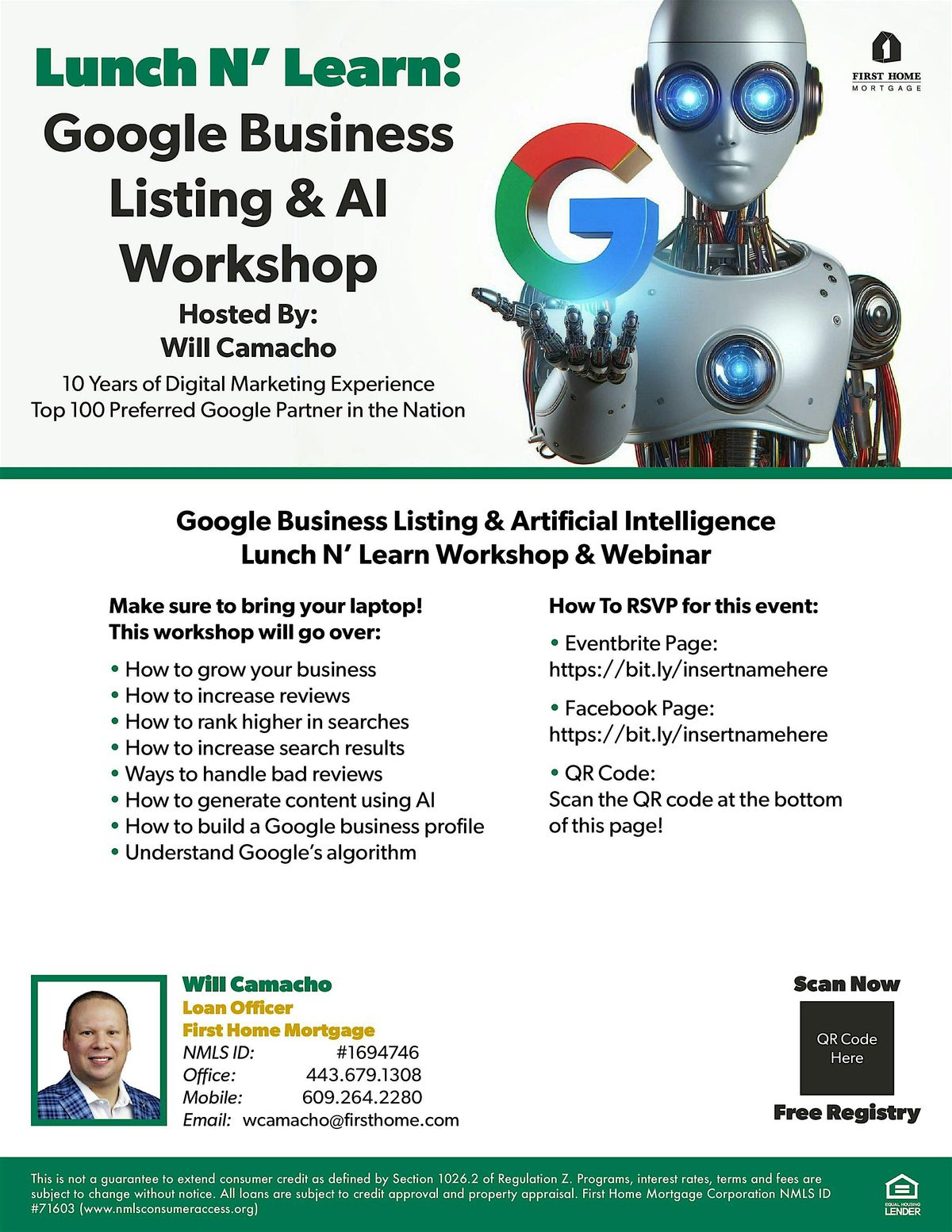 Lunch N Learn: Google Business Listing & AI Workshop