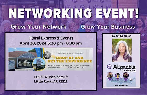 In Person Networking Event with Alignable's Sue Brooke