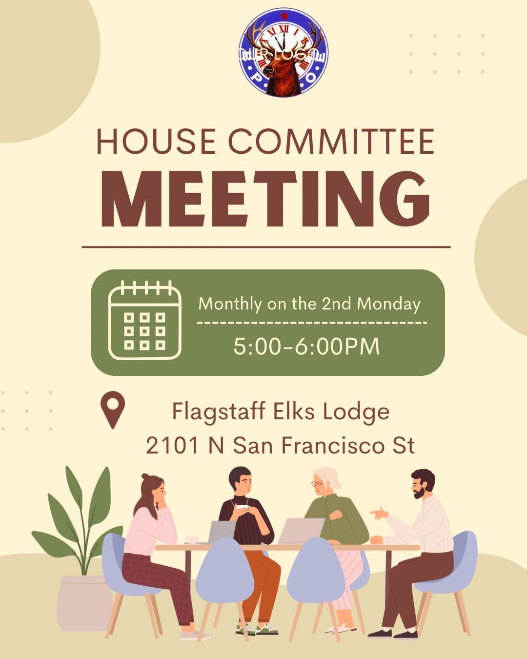 Flagstaff Elks Lodge House Committee Meeting