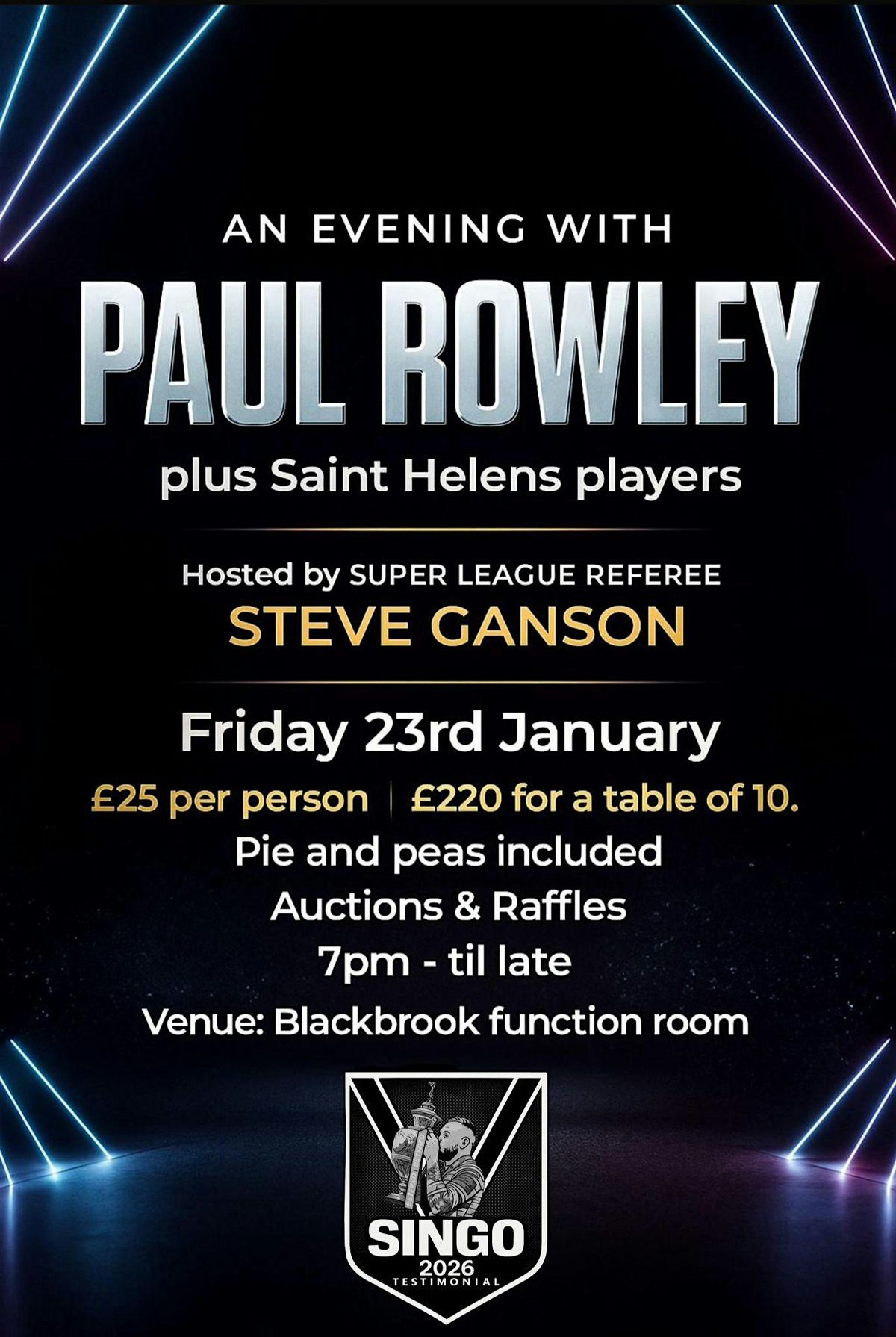 An Evening with Paul Rowley
