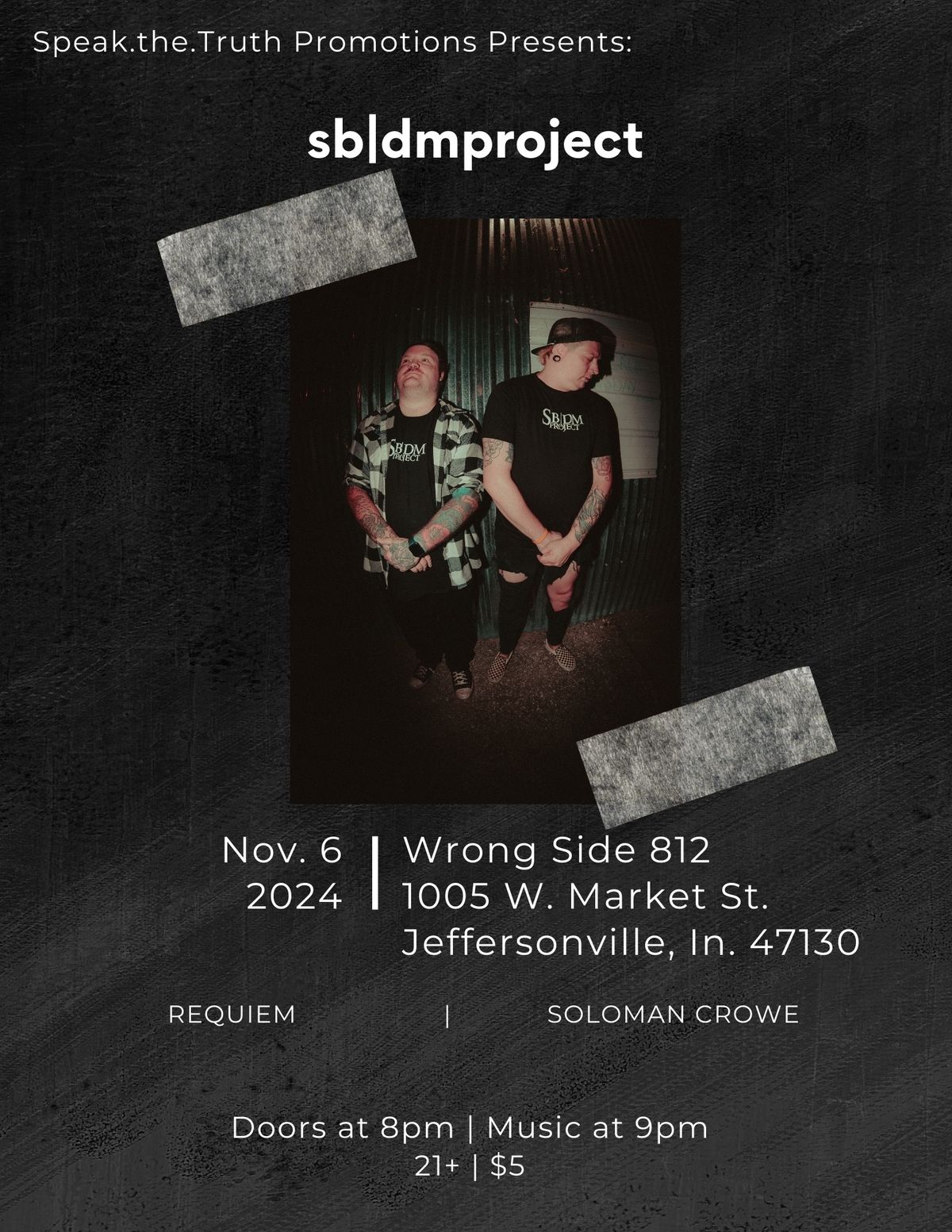 sb|dmproject Tour Kick Off w\/ Soloman Crowe \/\/ Requiem