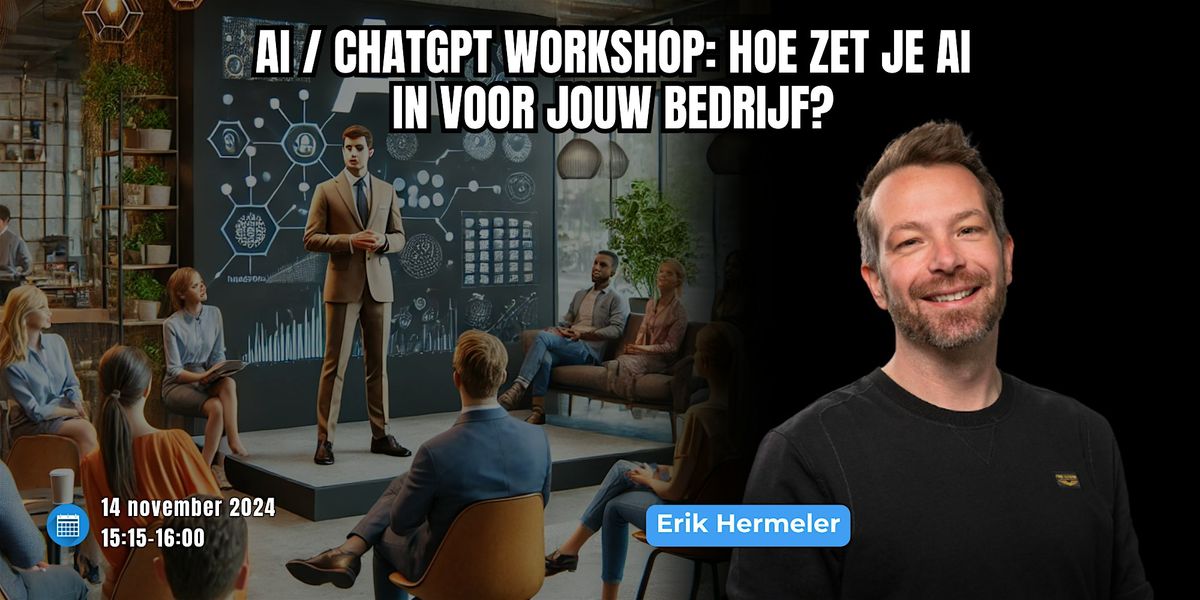 AI \/ ChatGPT workshop: hoe zet je AI in voor jouw bedrijf