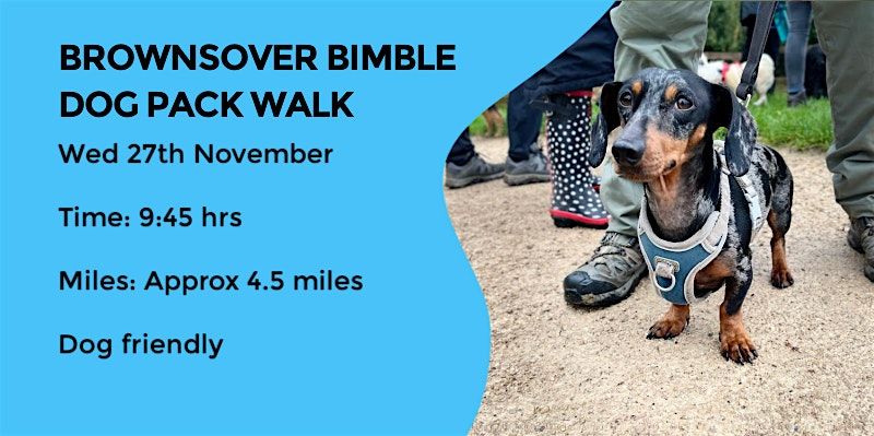 BROWNSOVER  BIMBLE DOG PACK WALK  | 4.5 MILES | WARWICKSHIRE