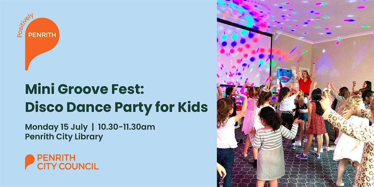 Mini Groove Fest: Disco Dance Party for Kids with Bop till you Drop