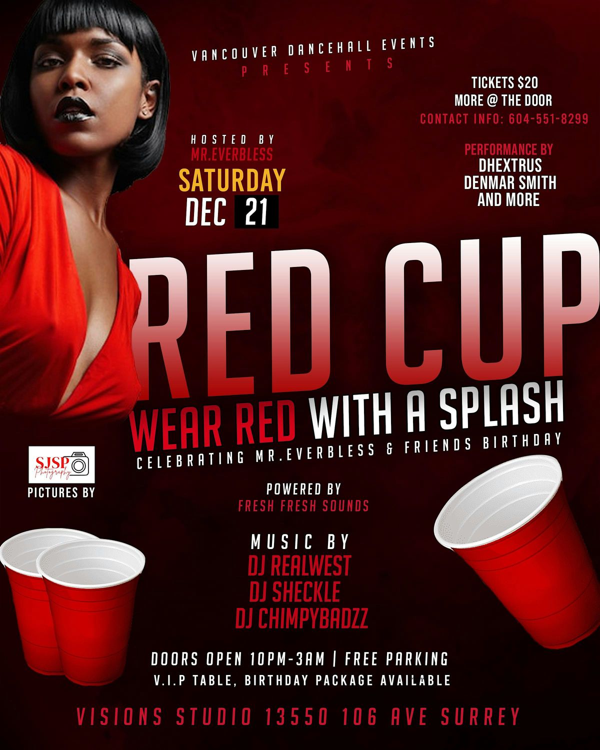 RED CUP (WEAR RED WITH A SPLASH)