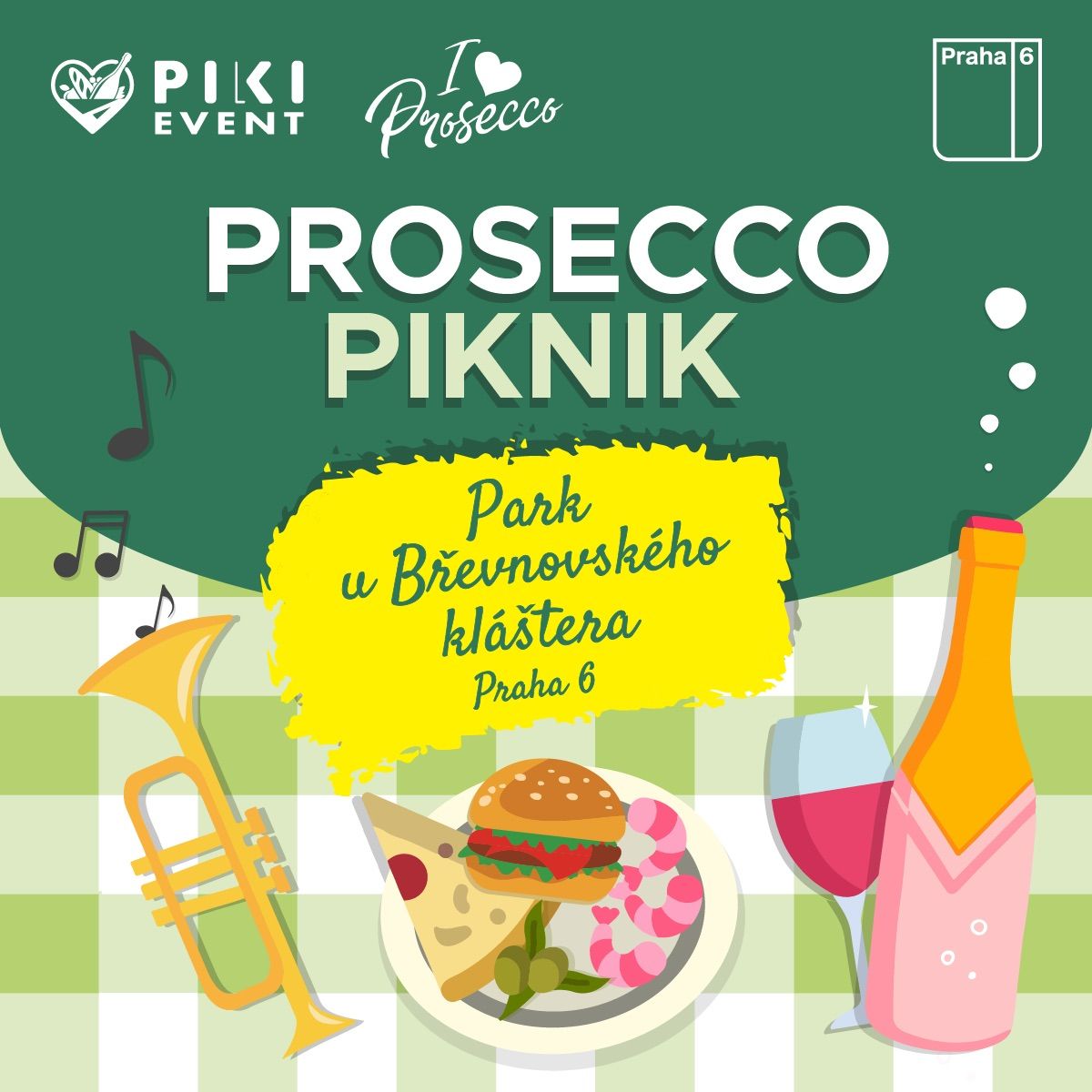 ?\u2764\ufe0f Prosecco piknik v parku ??? u B\u0159evnovsk\u00e9ho kl\u00e1\u0161tera vol. 3