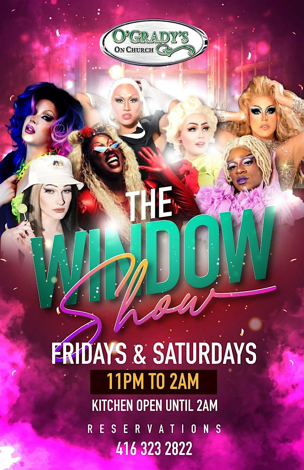 Pride Window Drag Show at O'Grady's- Sunday