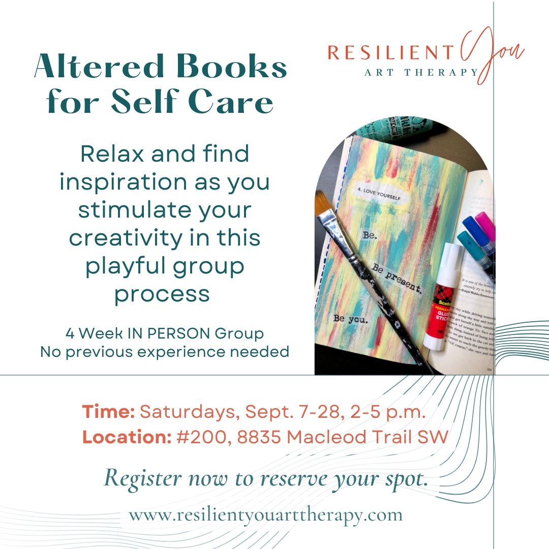 Altered Books for Self Care--4 Week In Person Group