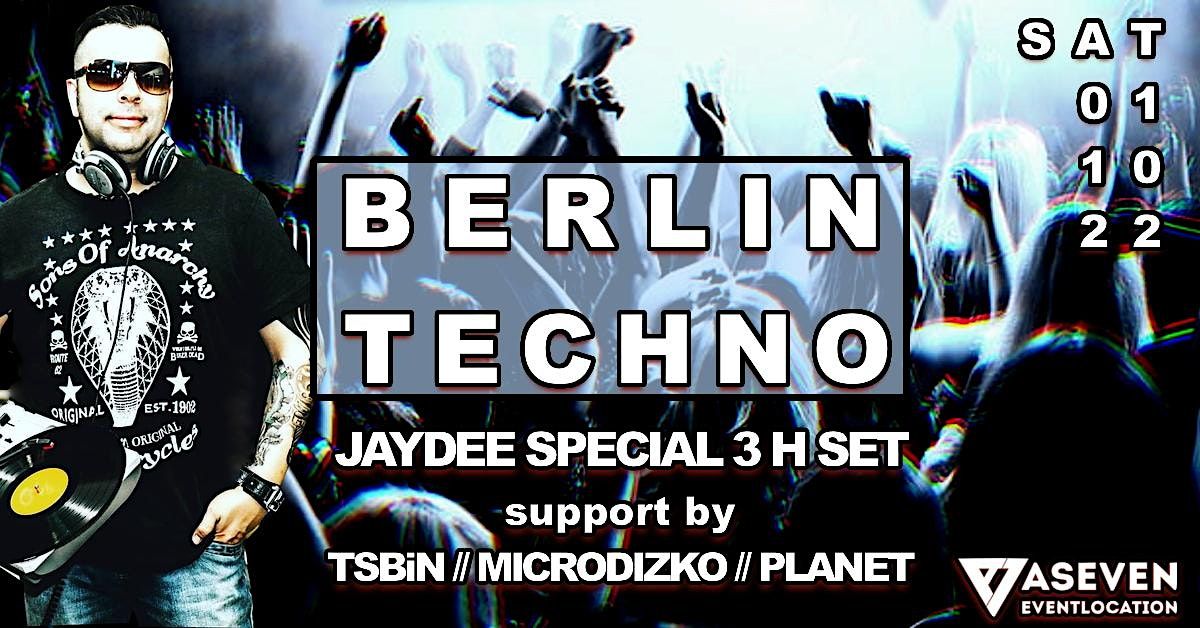 Berlin Techno pres. JayDee (3h Set) , Mega Rave, 90er Techno