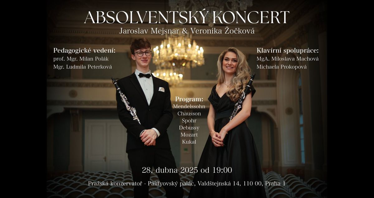 Absolventsk\u00fd koncert - Jaroslav Mejsnar & Veronika \u017do\u010dkov\u00e1