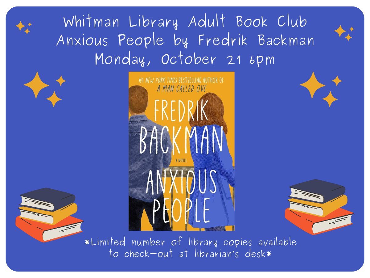 Book Club at Whitman Library (adults)