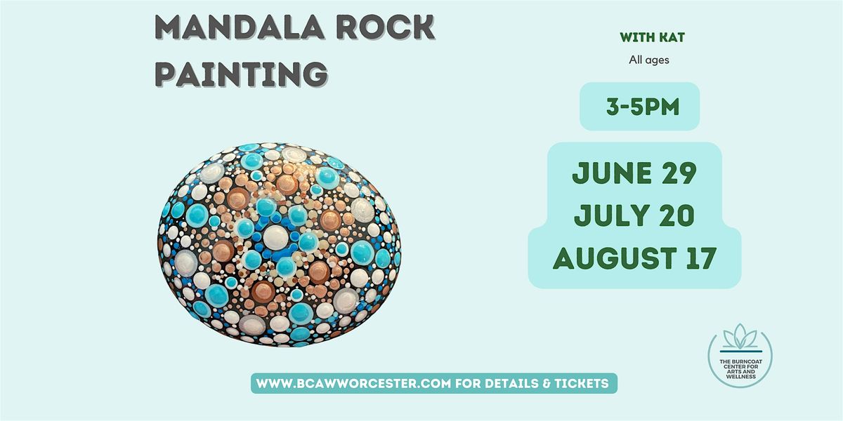 Mandala dot rock painting class