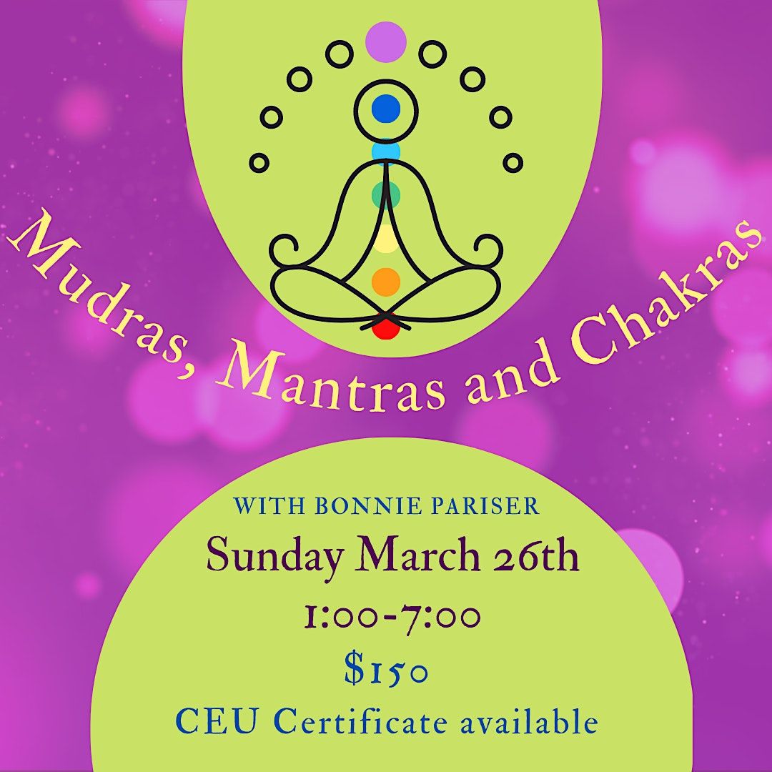 Mudras, Mantras and Chakras, Yoga Loka, Frenchtown, 26 March 2023
