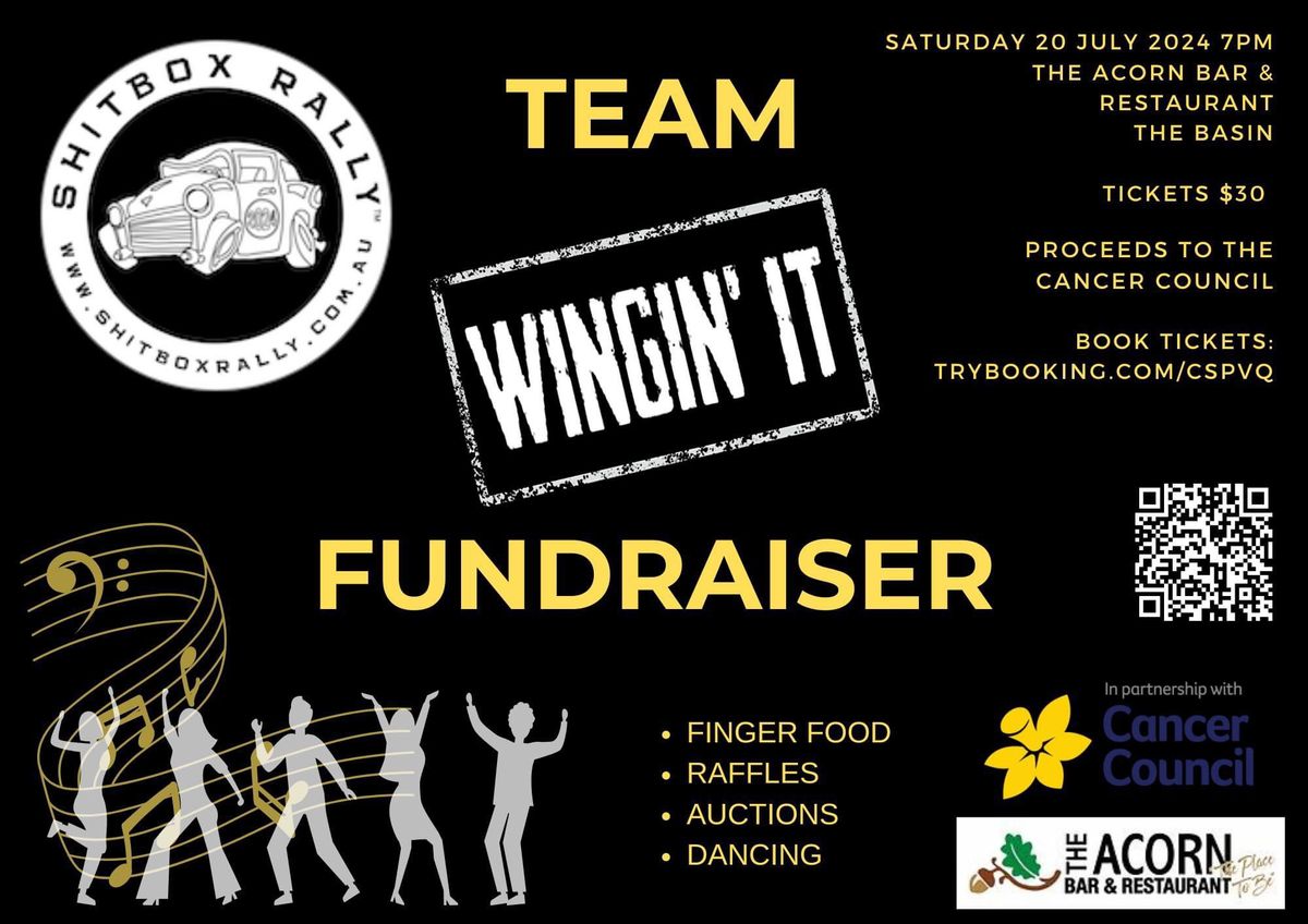 Team Wingin It Fundraising Event Raising Vital Funds for Cancer