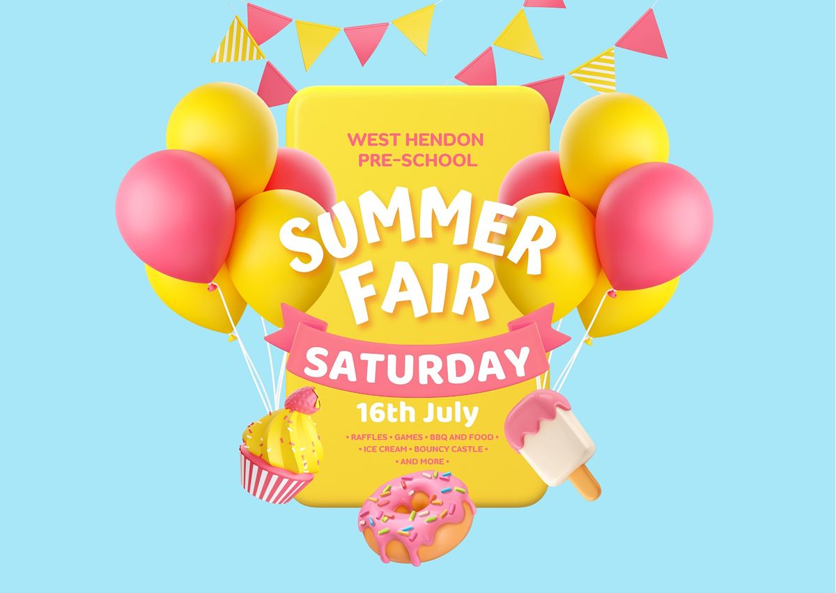 West Hendon Pre-School Summer Fair, West Hendon Pre-School, London, 16 ...