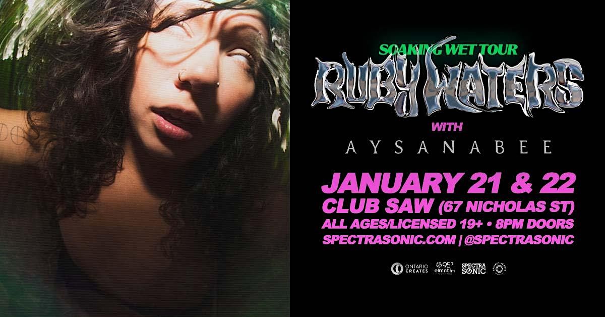 Ruby Waters - Soaking Wet Tour - TWO SHOWS!