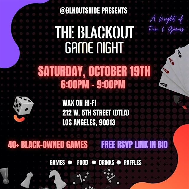 Blackout Game Night - Round II